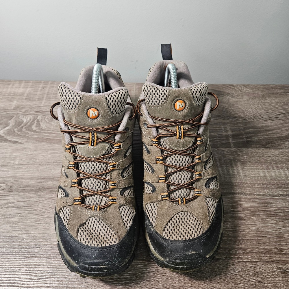 Merrell Moab Ventilator Mens Hiking Shoes Walnut Brown Suede J86595 Size 12 - Picture 3 of 10